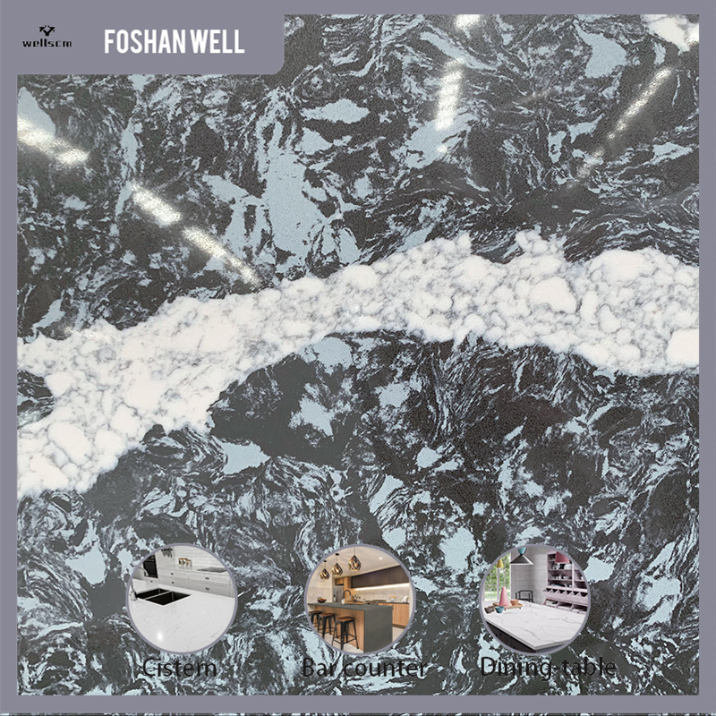 Artificial Stone Calacatta Carrara Quartz Countertops Quartz Stone for Kitchens