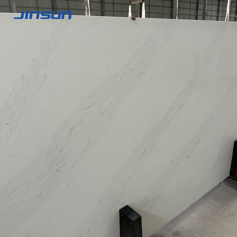 2025 Custom Calacatta Quartz Stone Kitchen Island Countertop for Luxury