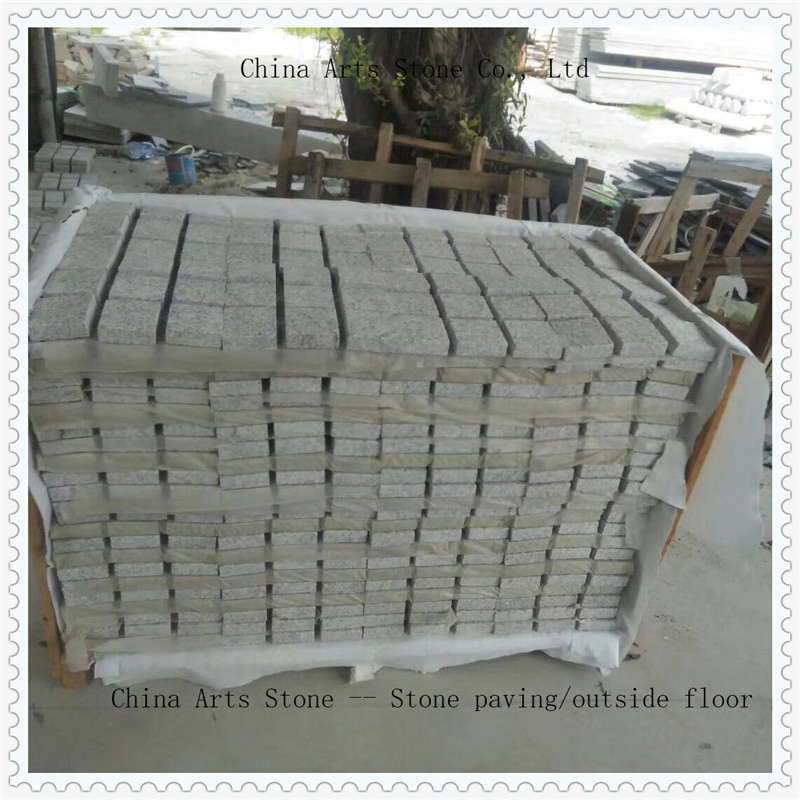 Chinese Back Net Marble Granite Cobble/ Paving Stone Outdoor Garden