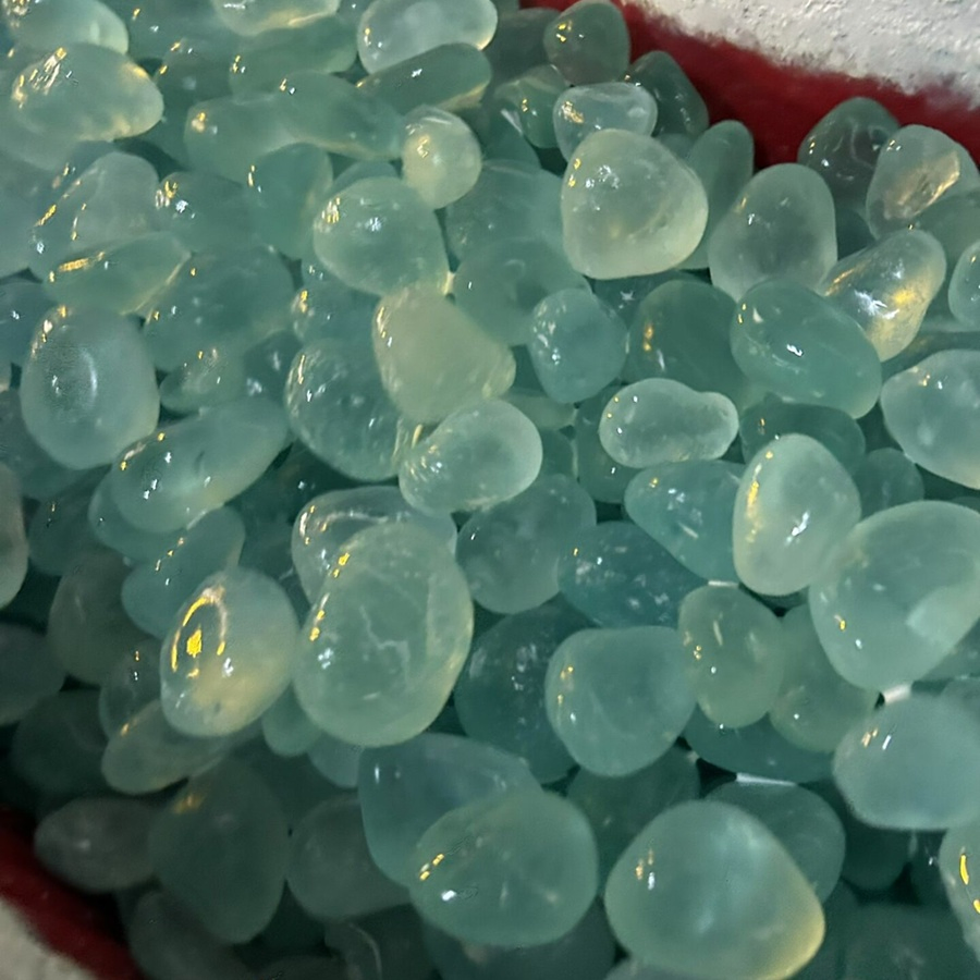 Fantasy Crystal Blue Decorative Glass Block &amp; Slag Glass Rocks