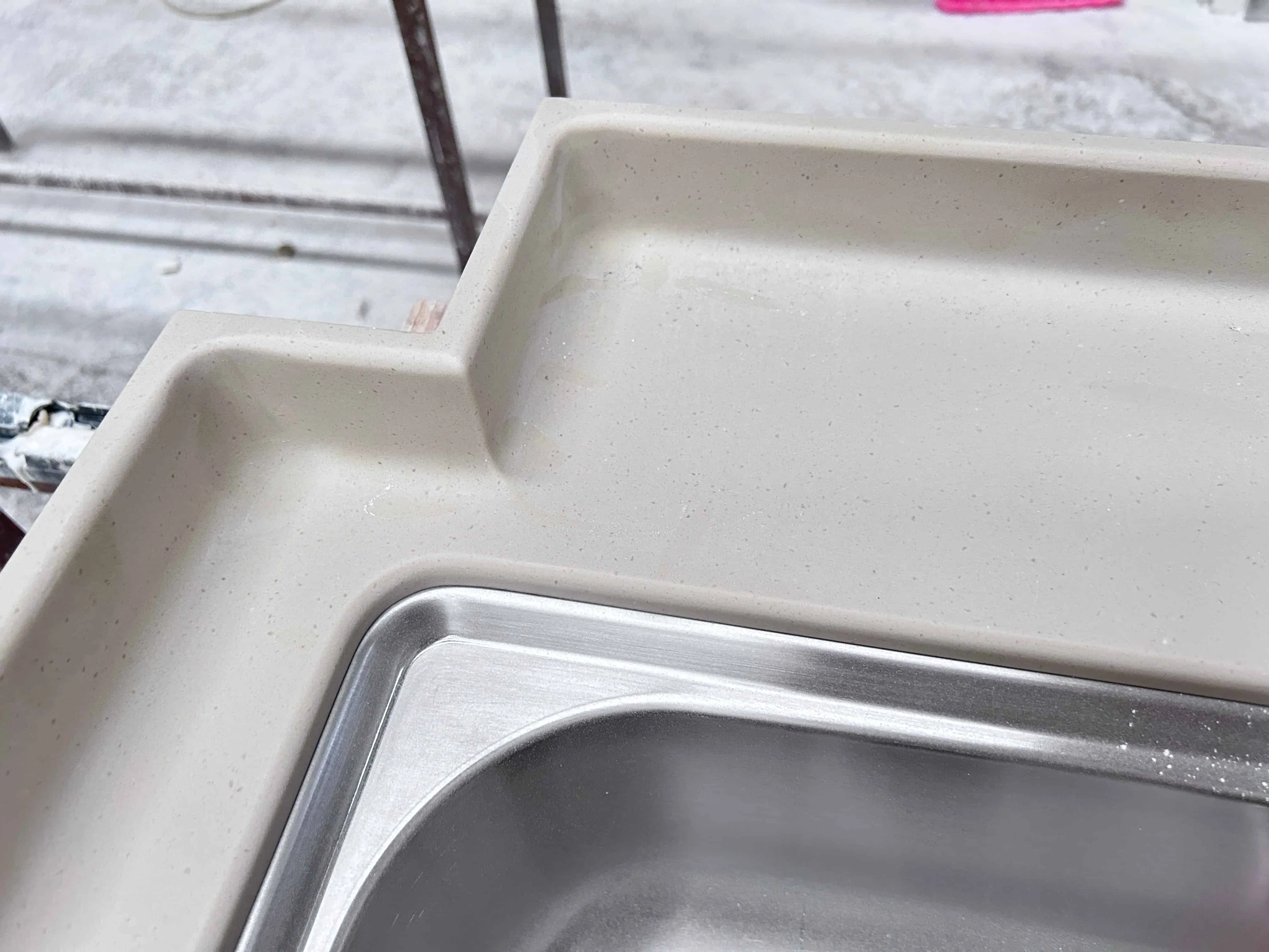 OEM Factory Modern Marble Outdoor Kitchen Barbecue Island Worktop Popular Design Cabinet Courtyard Granite Stone Washbasin Countertop