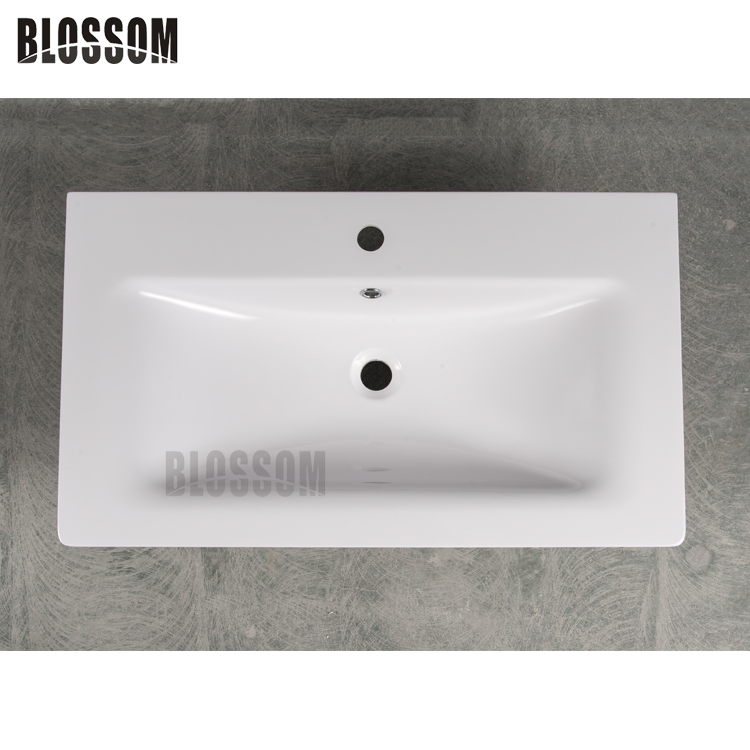 Artificial Stone Resin Bathroom Cabinet Vanity Top with Integrated Wash Basin