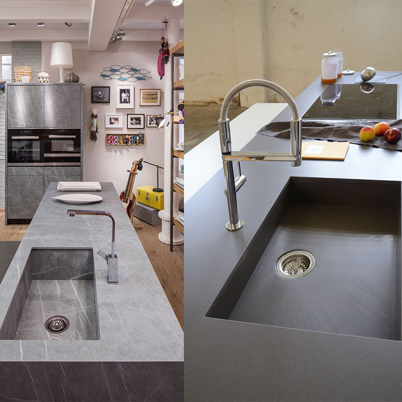 Custom Honed Kitchen Countertops Manufacturers Sintered Stone Table