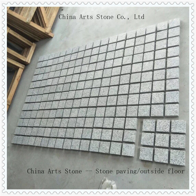 Chinese Back Net Marble Granite Cobble/ Paving Stone Outdoor Garden