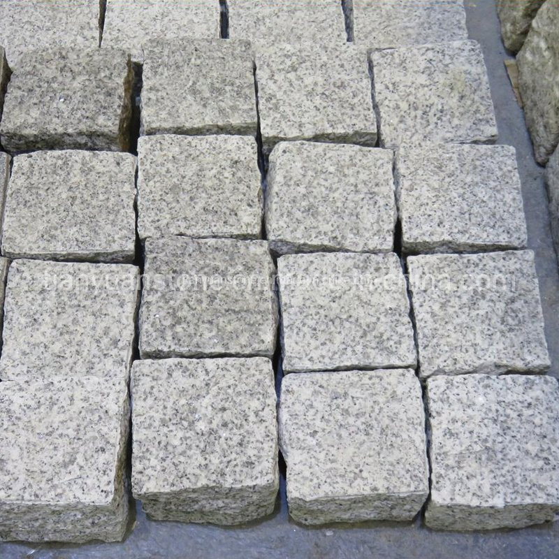 Natural Split G603/G654/G682/G664/Grey/White/Black/Beige/Yellow/Red Granite Pavers Cobblestone for Driveway