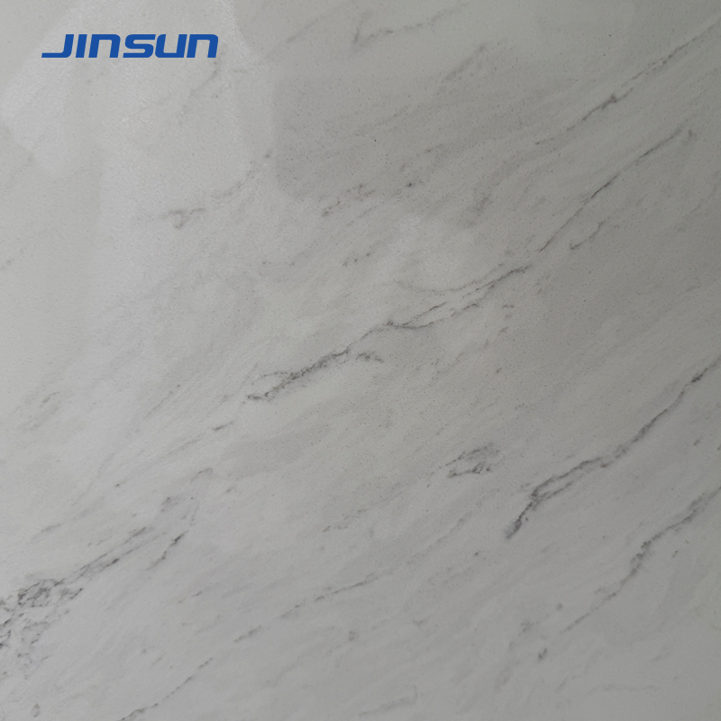 Elegant 2025 Calacatta Quartz Kitchen Island Countertop for Modern Homes