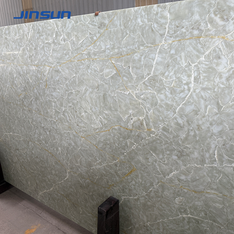 2025 Custom Calacatta Quartz Stone Kitchen Island Countertop for Luxury