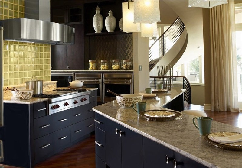 High End Solid Surface Prefabricated Giallo San Francisco Sf Real Granite Kitchen Bathroom Bar Table Work Bench Vanity Top Island Countertop