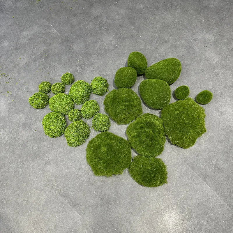 Artificial Moss Rocks 4