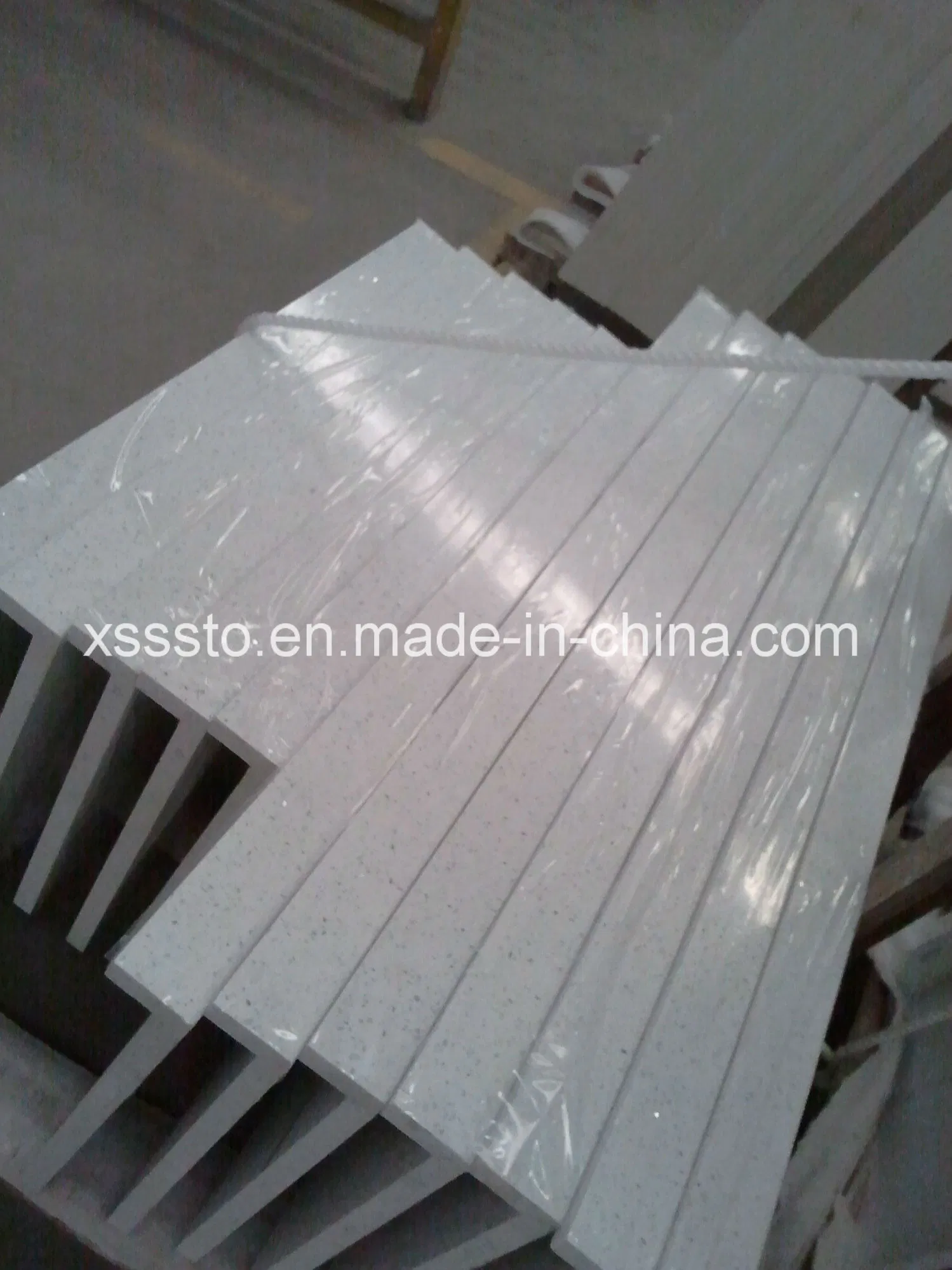 Prefabricated Pure White Quartz Countertop