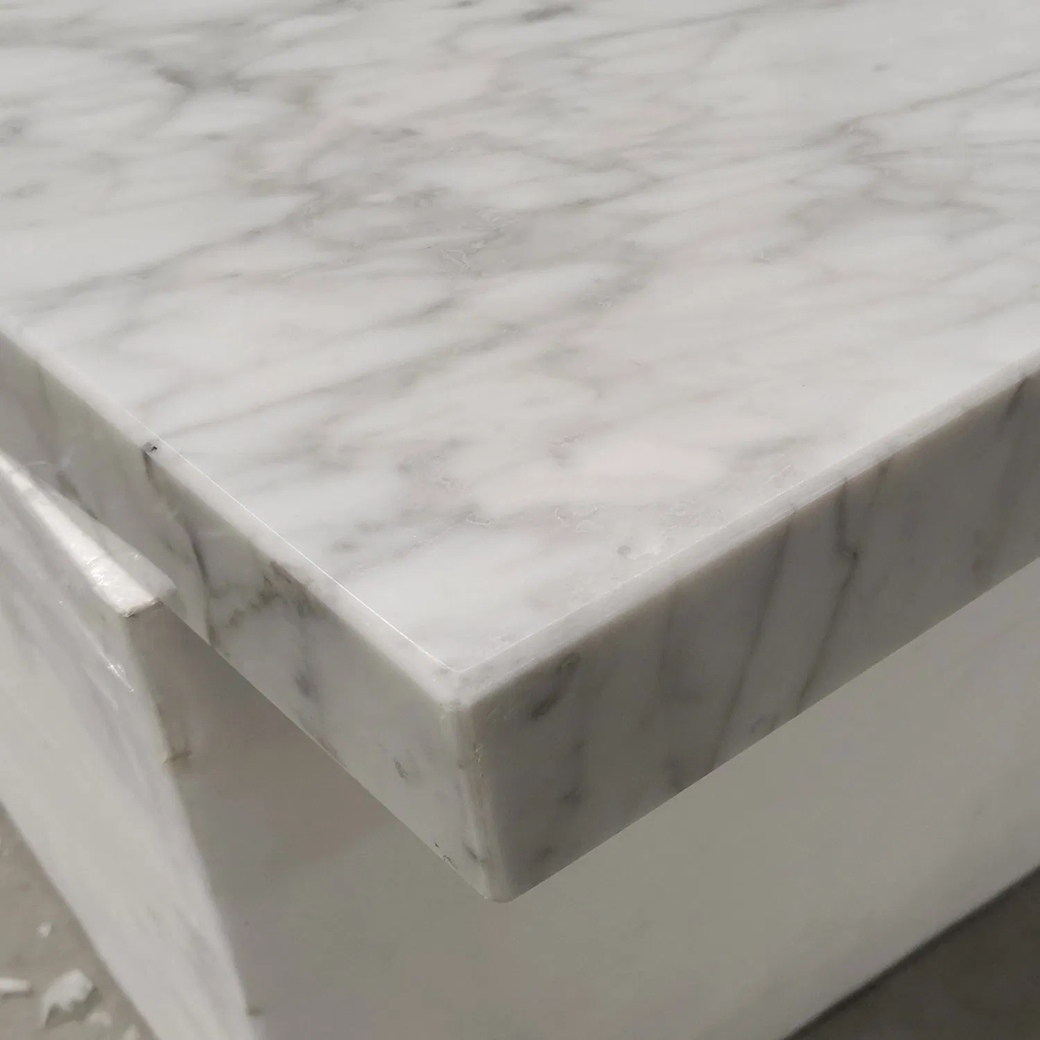 Factory Manufacture Customize Natural Stone White Bianco Carrara Marble Kitchen Countertops