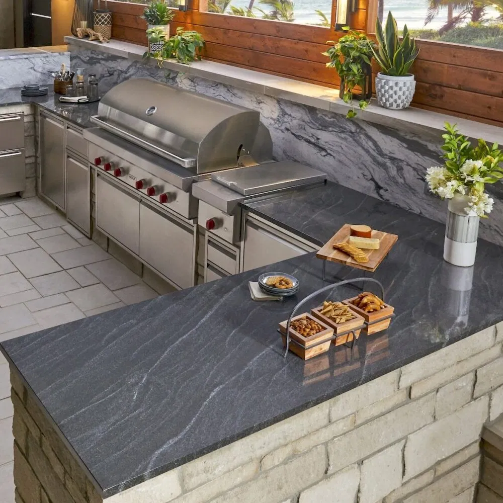 Quartz Stone Construction &amp; Decoration Granite Slab Kitchen Island Artificial Marble Mesa Chinese Bathroom Vanity Outdoor Countertops