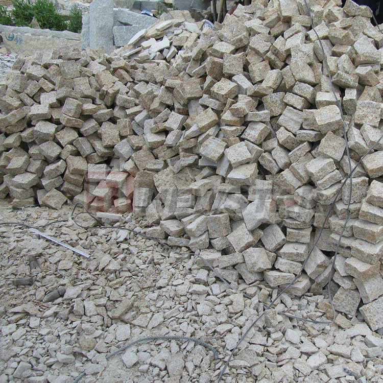 Rustick Granite G682 Building Stone Granite Cobblestone Cubestones