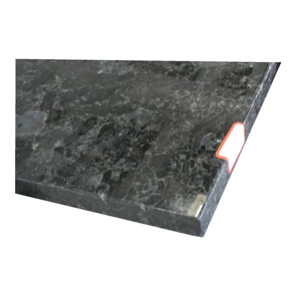 Prefabricated Laminate Ice Blue Granite Stone Kitchen Island Countertop