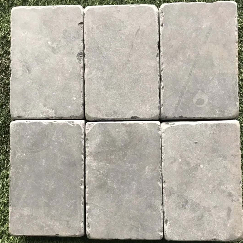 Bluestone Blue Limestone Cobblestone for Garden/Patio/Walkway Paving