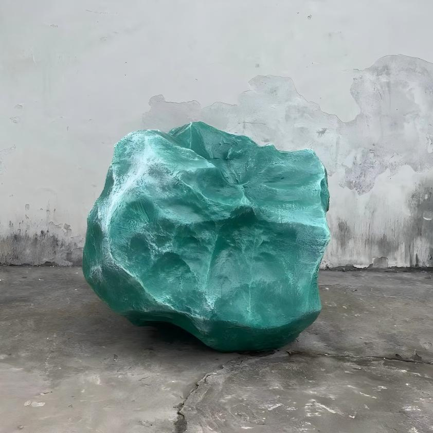 Garden Fiberglass Decorative Stone Imitation Outdoor Rock Carving