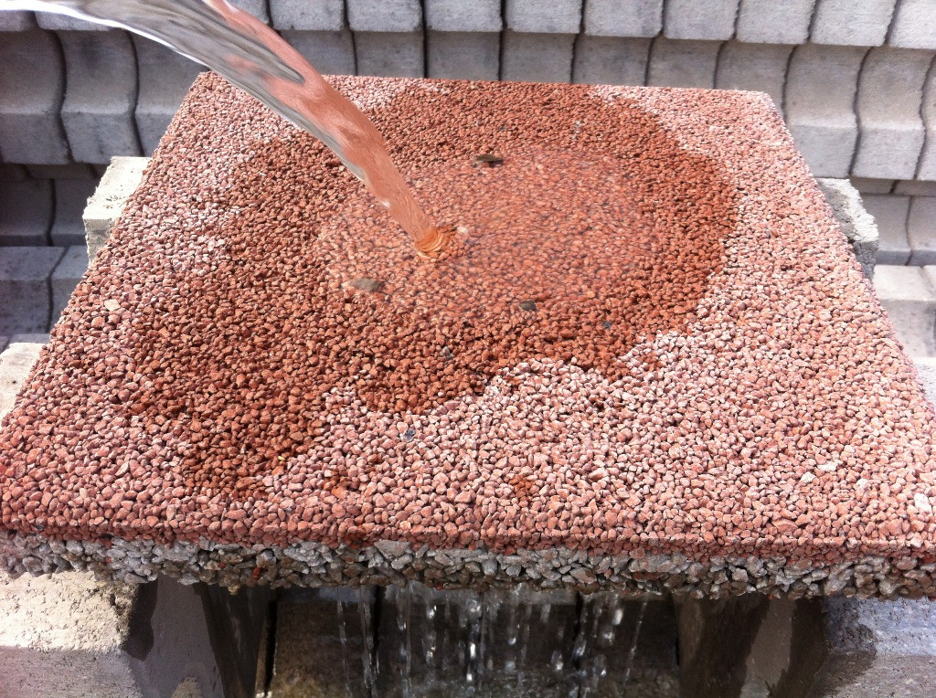 Concrete Ceramic / Porcelain Permeable Paving Stone for Driveway, Walkway, Garden