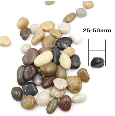Natural Mixed Color Pebbles, Plant Rocks, Aquarium Gravel, Fish Tank Rocks, Garden Rocks, Vase Fillers, Outdoor Decorative Stones and Large River Rocks