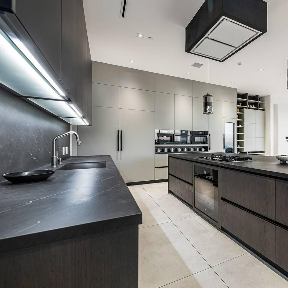 Custom Honed Kitchen Countertops Manufacturers Sintered Stone Table