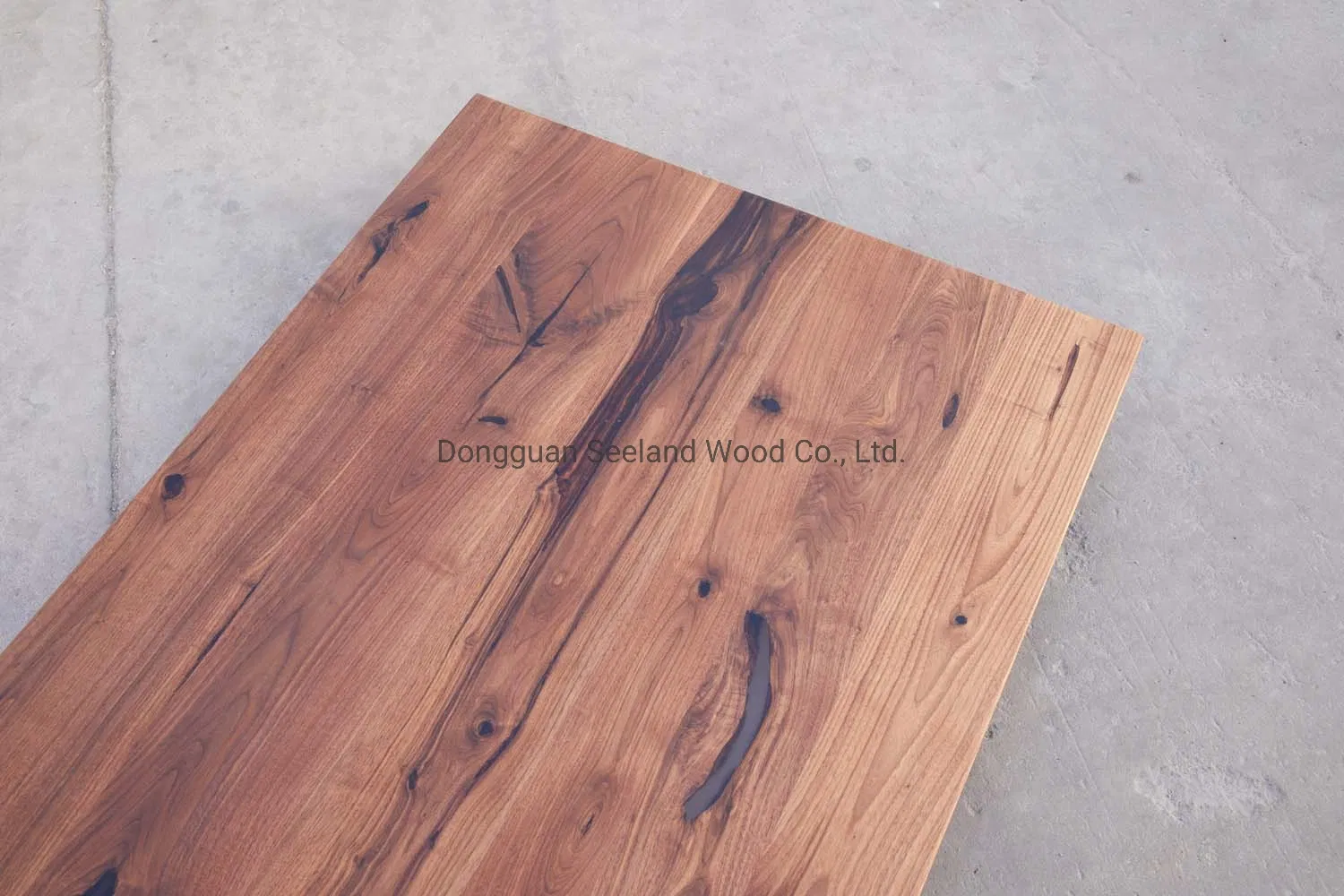 Custom Size Live Edge Walnut Solid Wood Table Top /Walnut Butcher Block Top /Epoxy Resin River Table/ Natural Wood Table / Wood Laminate Countertop