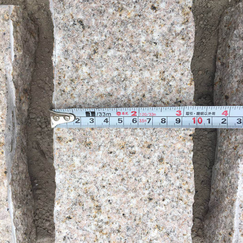 G682 Misty Yellow/Sunset Gold/Beige Rusty Stone Granite Cobblestone with Natural Split Finish for Patio Paving/Walkway Price