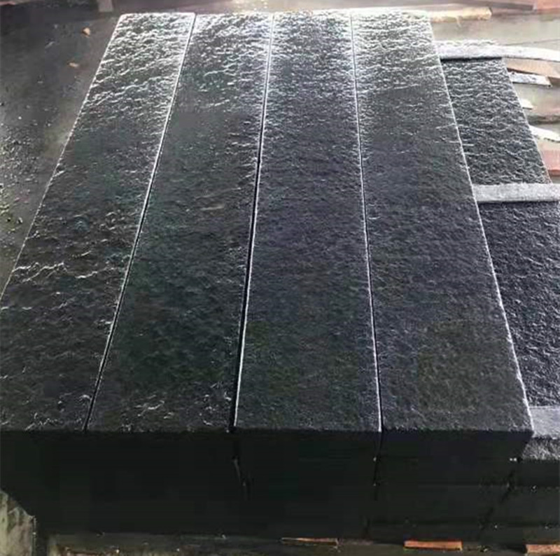 Natural Stone blac/grey honed/flamed/Brushed &nbsp;Basalt stepping stone basalt for floor/wall/outdoor slabs/tiles/countertops/stairs/sills/column/pavers