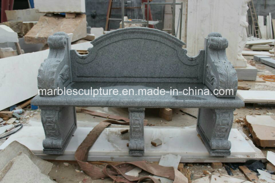 Stone Carving Sculpture Marble Bench for Garden Decoration (SY-T004)