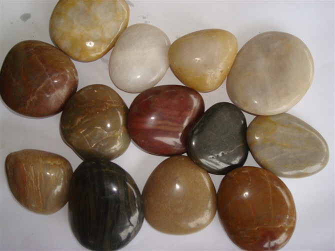 Mixed Colorful Natural Polished Pebble Garden Pebbles Stone for Landscaping Paving Flooring