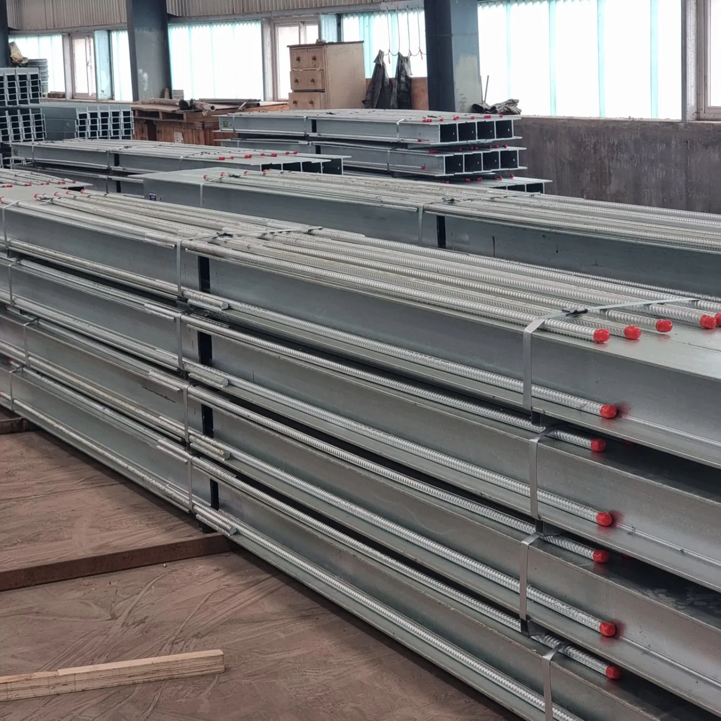 Q355/Q235 Hot DIP Galvanized Welding Retaining Wall Column Welding Rebar 100UC/ 150UC/200UC/Post