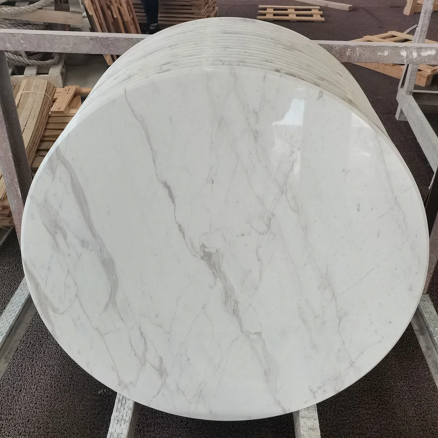 Top Quality White Dolomite Volakas Marble Kitchen Bench Countertop Island Tops Table Tops
