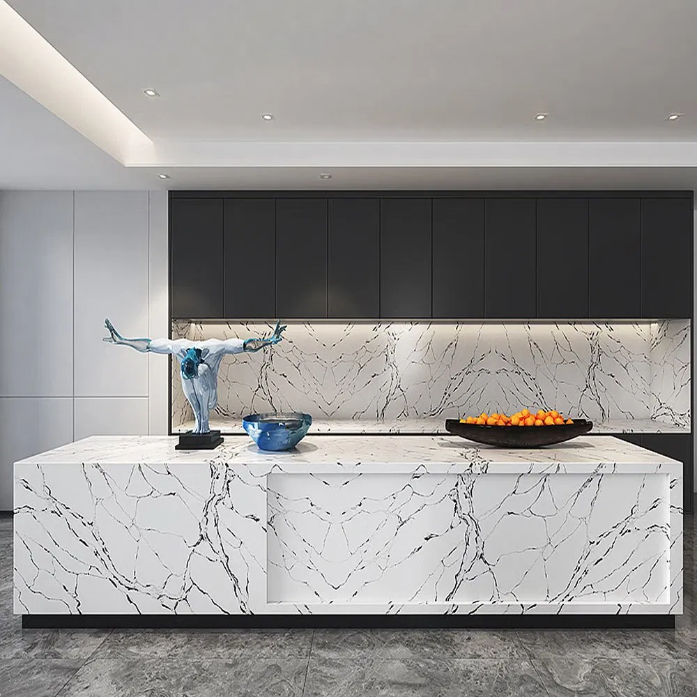 Artificial Kitchen Cabinets Bathroom Vanity Granite Top Vanity Quartz Mart Black Sintered Stone Granite Stone Hotel Supply Outdoor Countertops