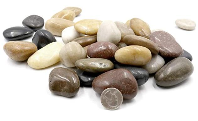 Natural Mixed Color Pebbles, Plant Rocks, Aquarium Gravel, Fish Tank Rocks, Garden Rocks, Vase Fillers, Outdoor Decorative Stones and Large River Rocks