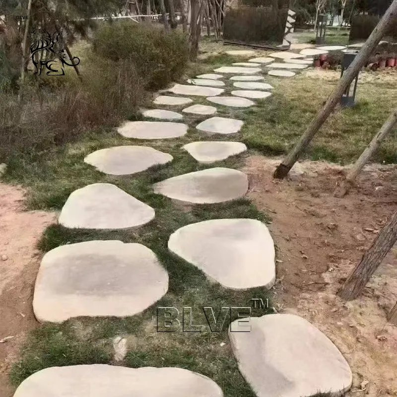 Landscape Resort Natural Cobblestone Step Stones Road Driveway Stepping Slate Paving Stone Granite