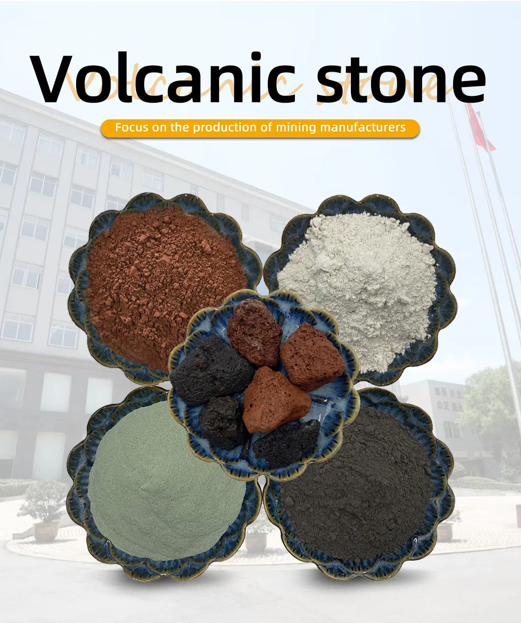 Black Volcanic Stone