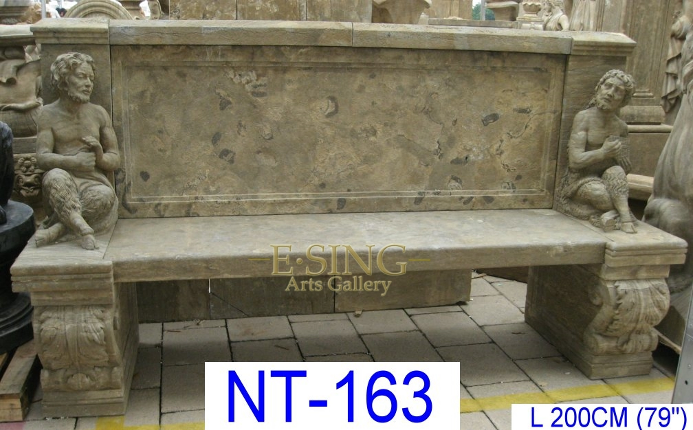 Garden Decoration Antique Stone Bench