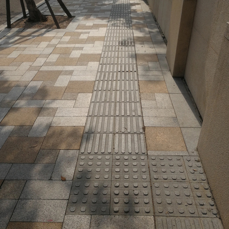 Granite Flame Anti-Slip Sidewalk Tactile Paving Stone for Walkway