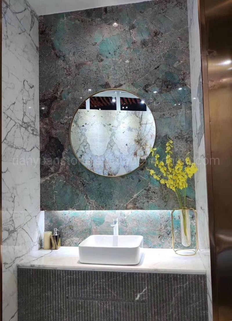 Amazon Green Marble Kitchen Countertops