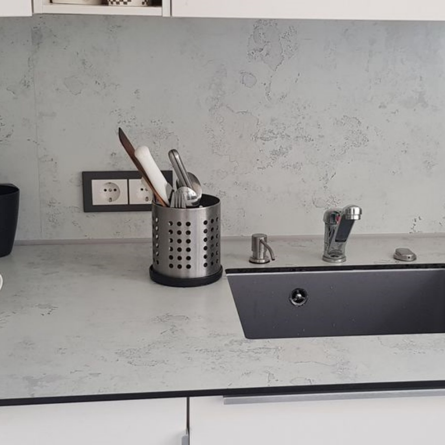 High Pressure Laminate HPL Wood Grain Kitchen Island Countertop Board