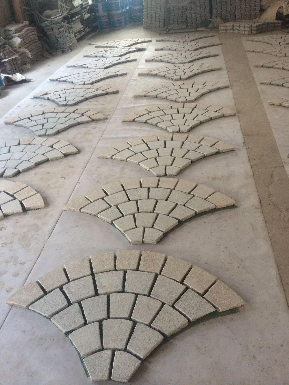 G666 Red Granite Cube Stone Paving