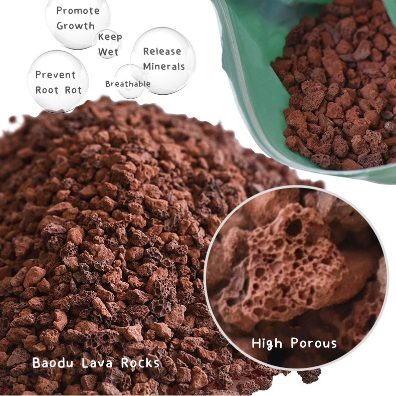 Decorative Landscape Stone Volcanic Lava Rock for Plants