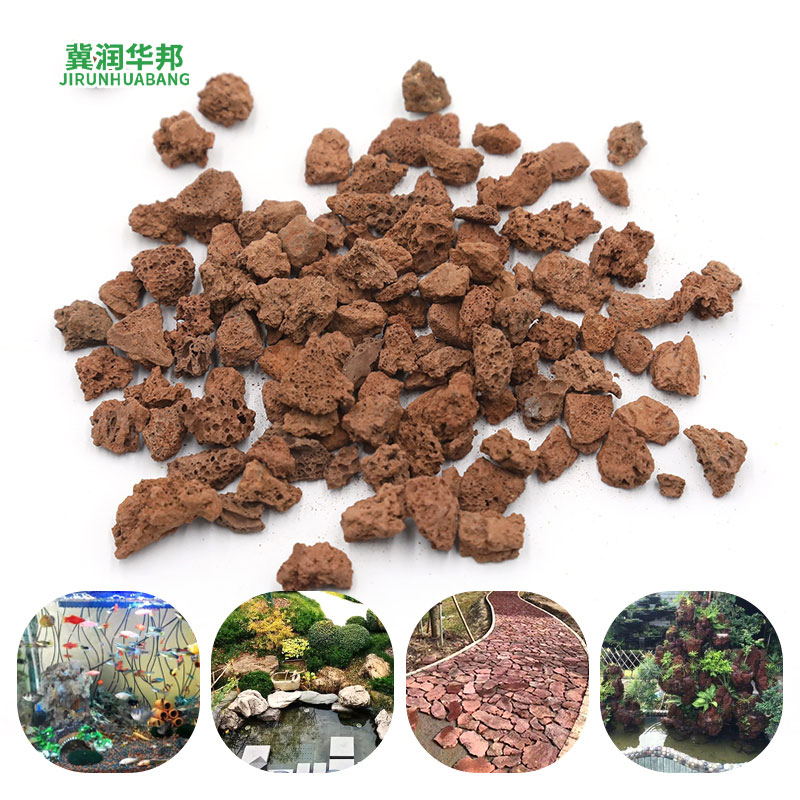Decorative Volcanic Rock for Landscaping - Red and Black Scoria for Garden Mulch and Water Features