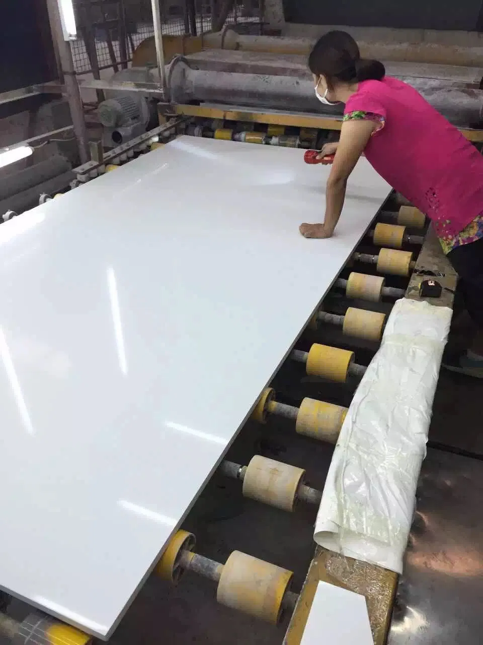Prefabricated Pure White Quartz Countertop