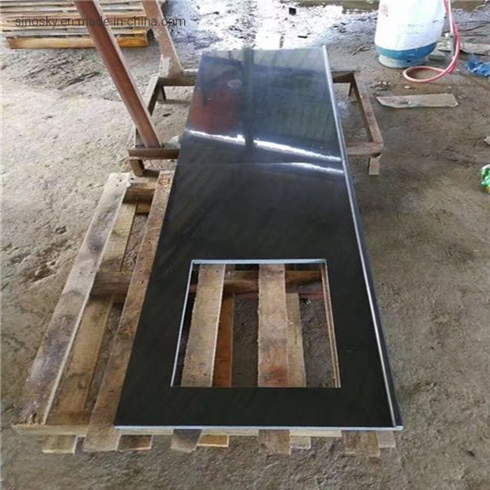 Black Granite Prefabricated Countertops Kitchen Countertop