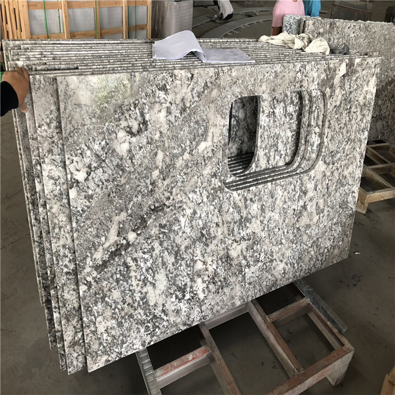 Wholesale Hot Sale Prefabricated Design Bianco Antico Countertop Granite Stone Kitchen Countertop Vanity Table Top