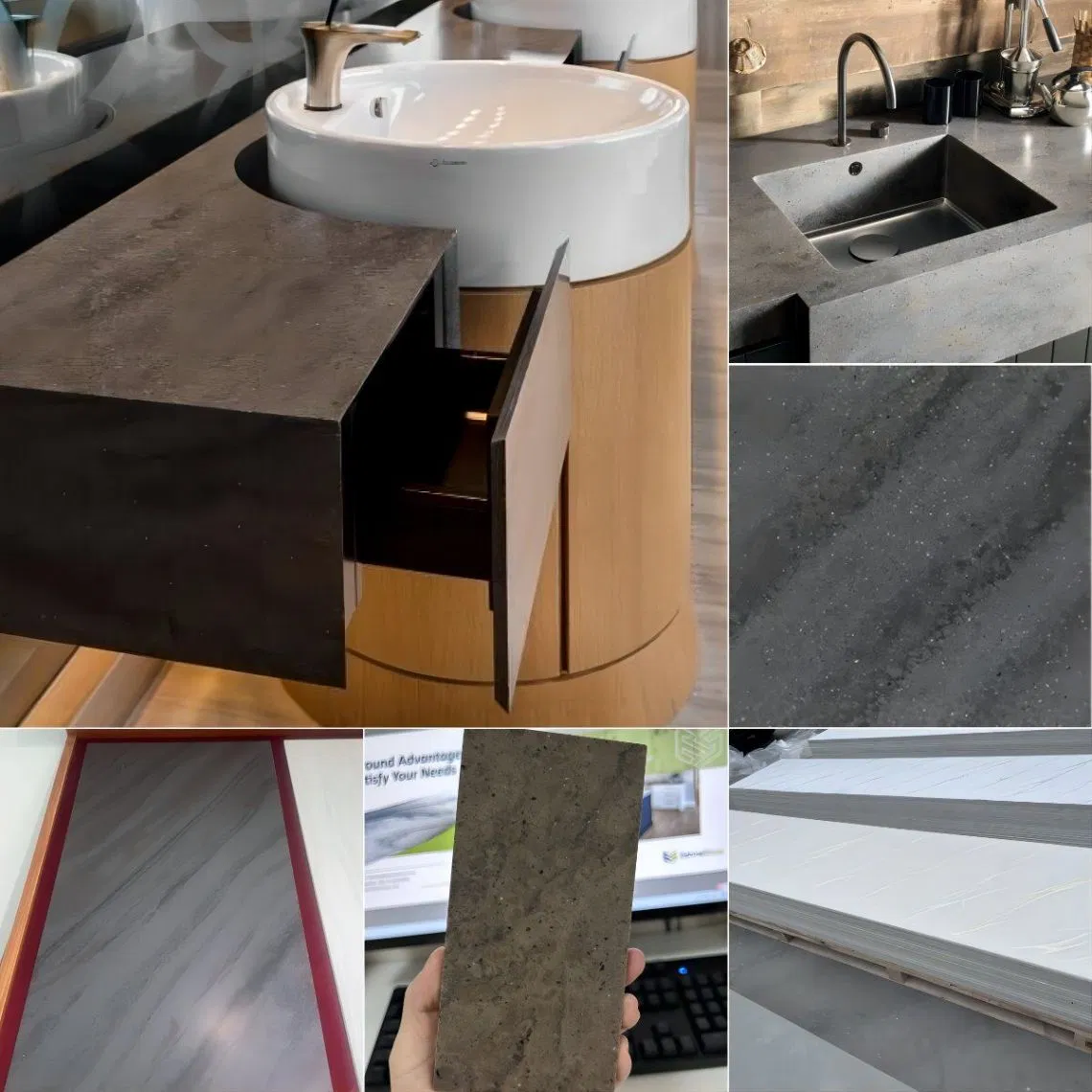 Natural Slate Artificial Marble Granite Engineered Quartz Basalt Stone for Floor Tiles Slabs Wall Paving Landscape Garden Countertop Paving Kerbs Steps Curb