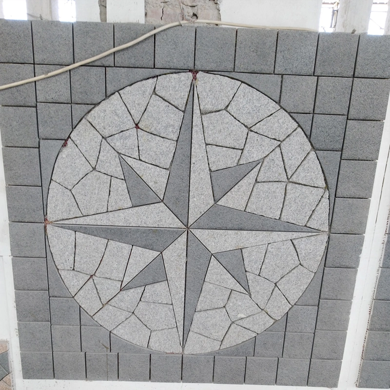 Multicolor Meshed Cobblestone for Exterior Paving