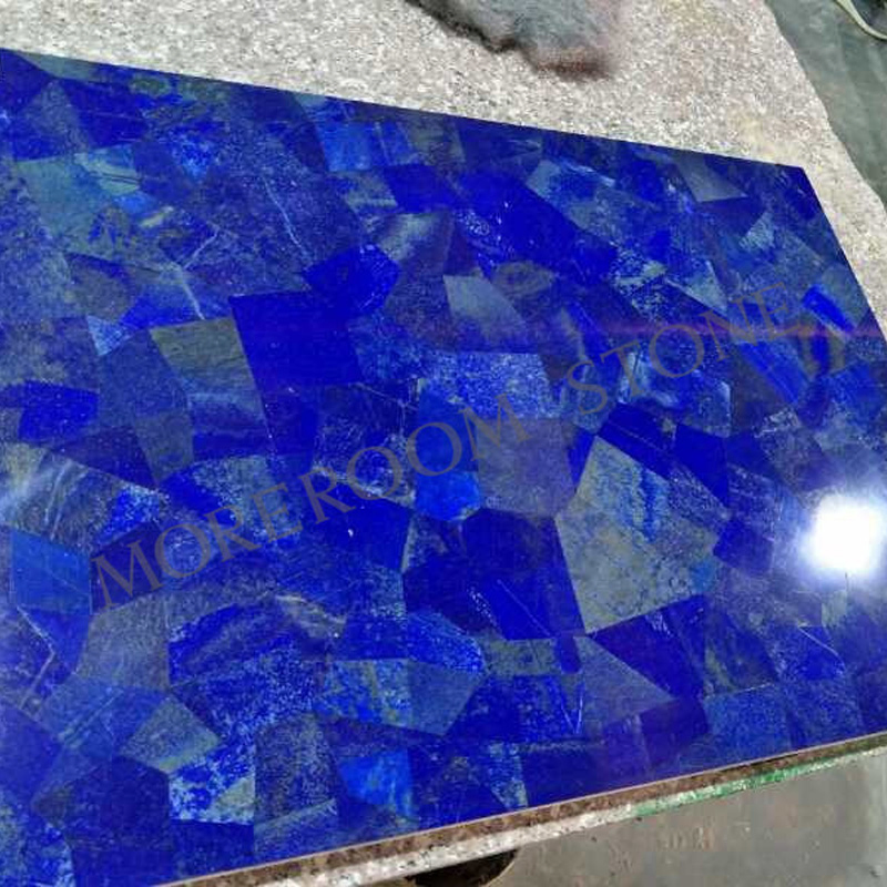 Luxury Apartment Lapis Lazuli Blue Marble Stone Bathroom Vanity Top