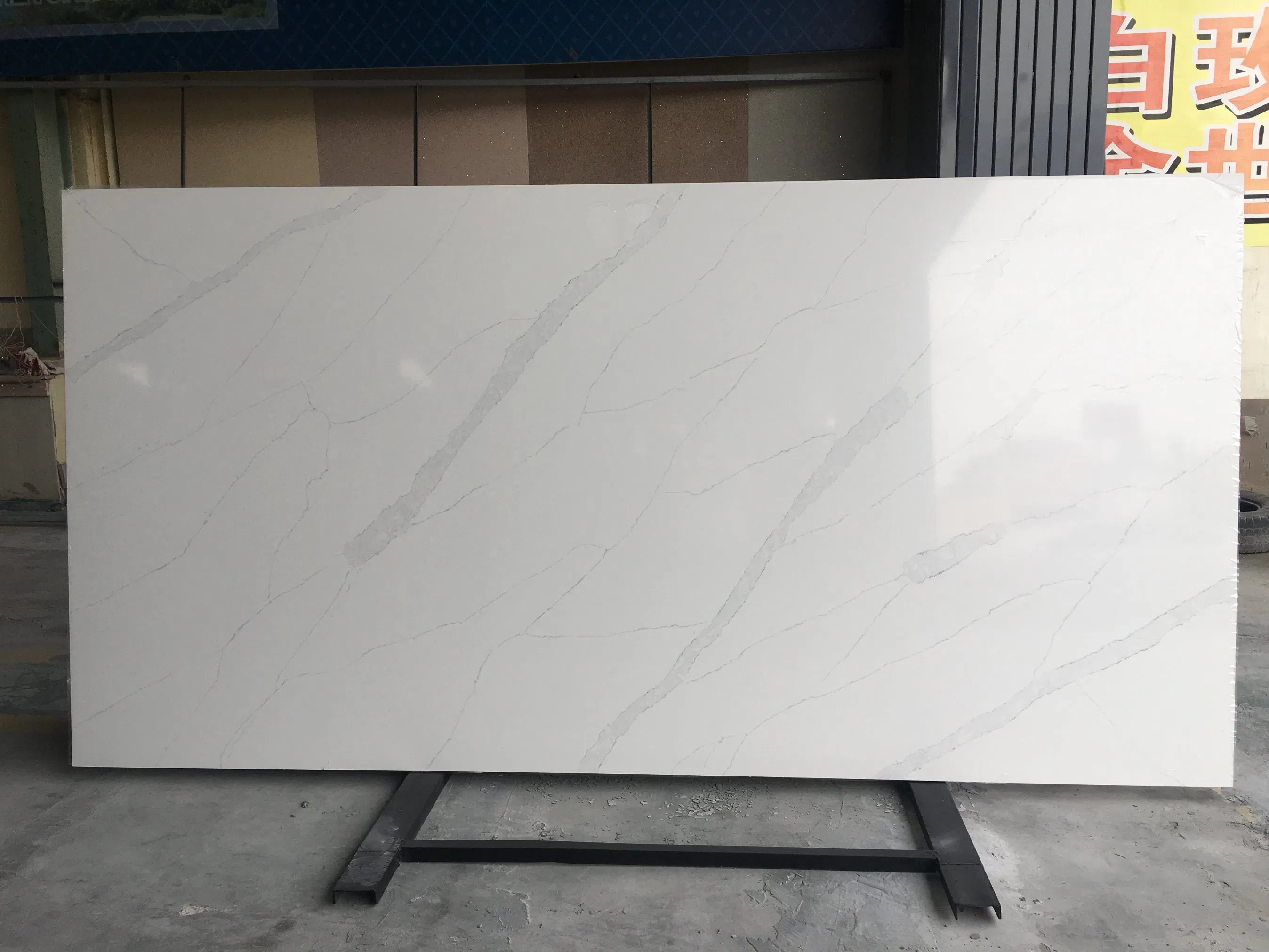 Chinese Custom Cut to Size Quartz Vanity Countertop for Sale