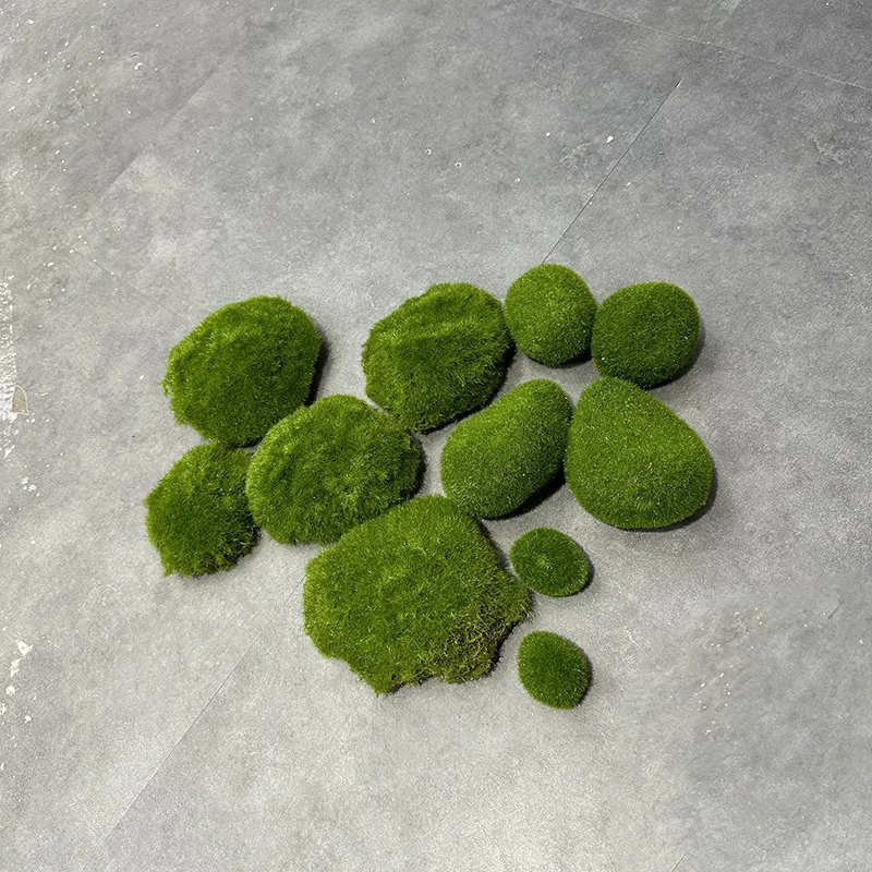 Artificial Moss Rocks 2