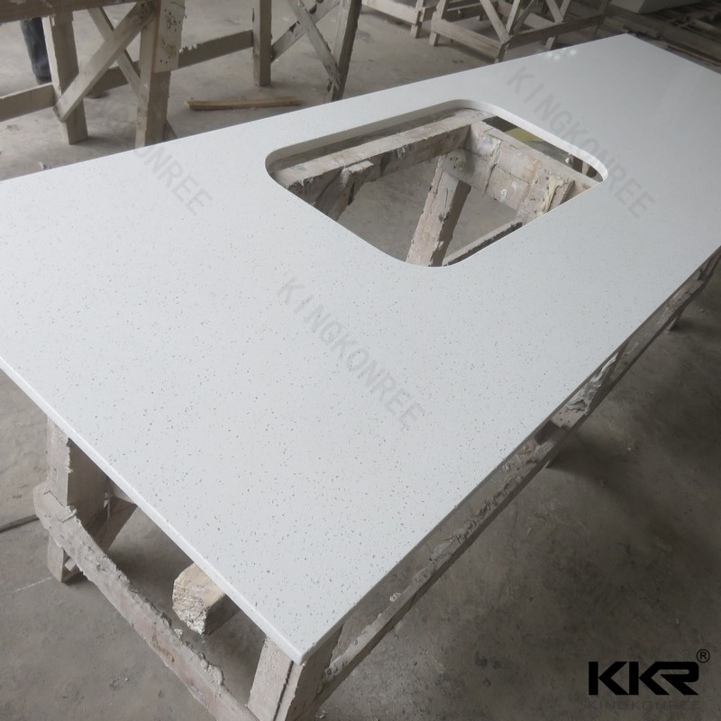 Precut Black Faux Marble Kitchen Island Countertop Made in China